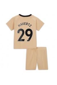 Fotbalové Dres Chelsea Kai Havertz #29 Dětské Třetí Oblečení 2022-23 Krátký Rukáv (+ trenýrky)